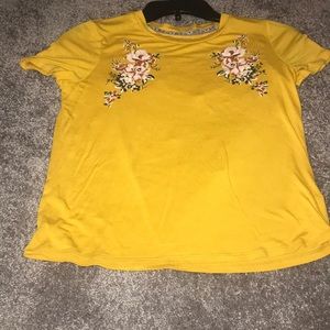 Yellow flower top